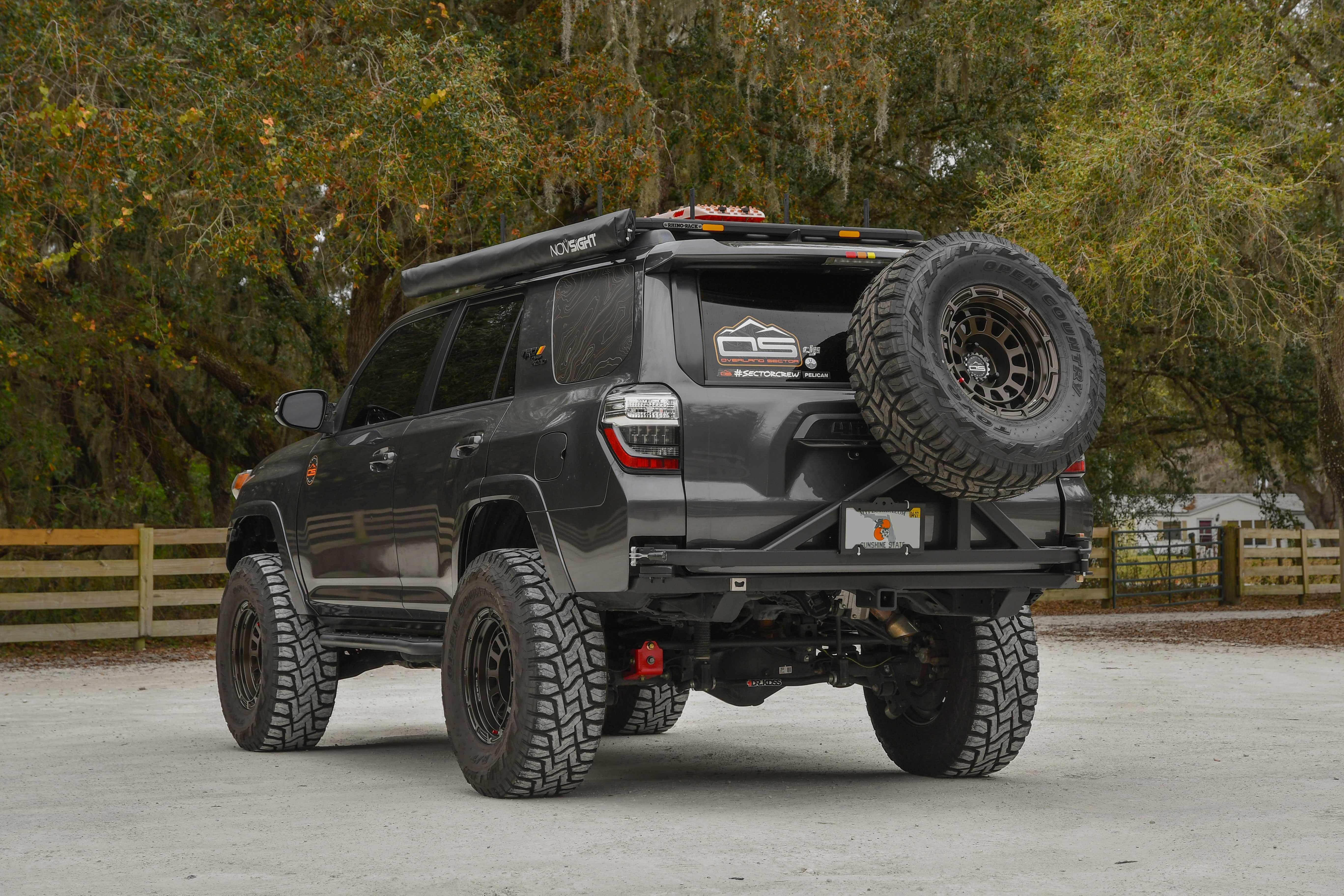 overland sector badlander satin mocha bronze on toyota 4runner