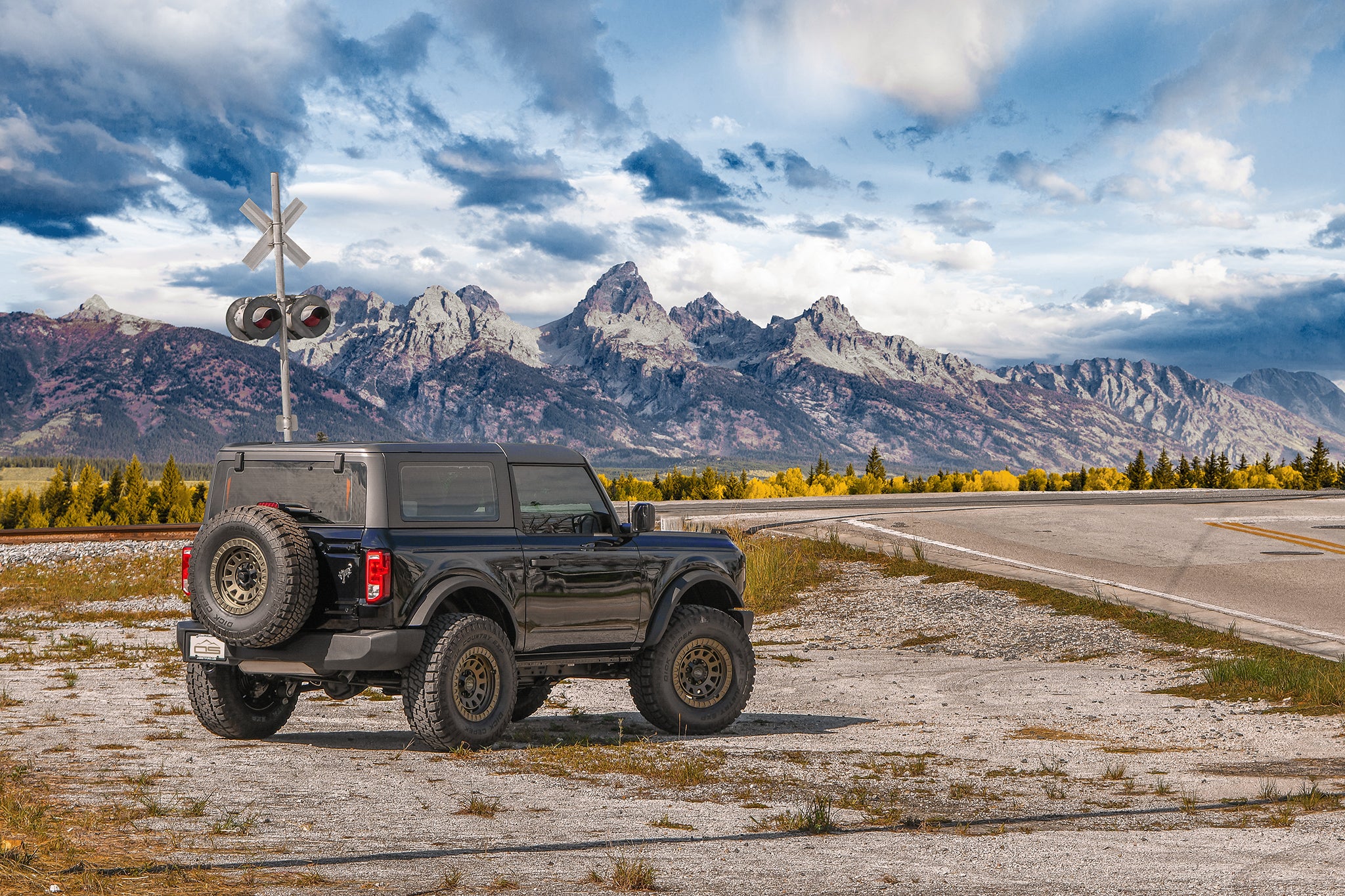 overland sector wheels ford bronco base 2 door on bronze 17x9 venture wheels grand tetons