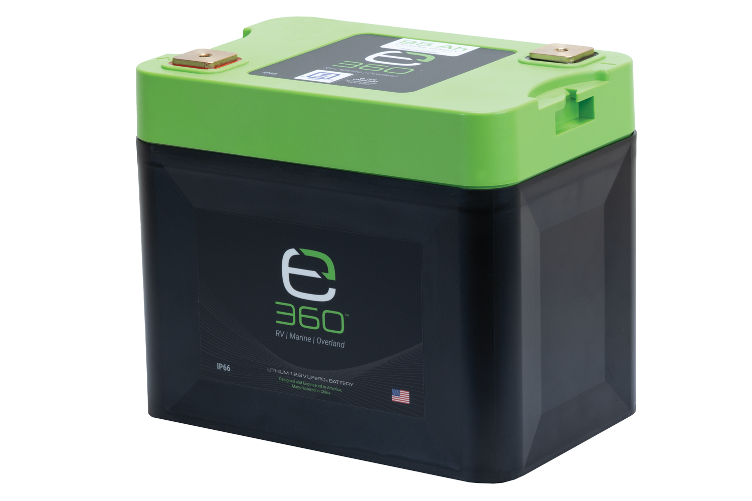 E360 12.8V 95Ah Group 24 LiFePO4 Deep Cycle Battery