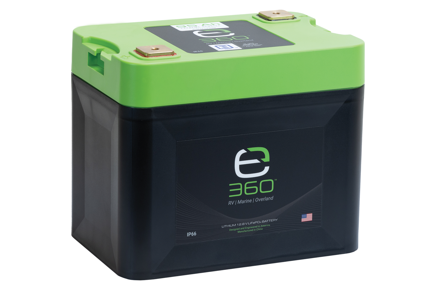 E360 12.8V 95Ah Group 24 LiFePO4 Deep Cycle Battery