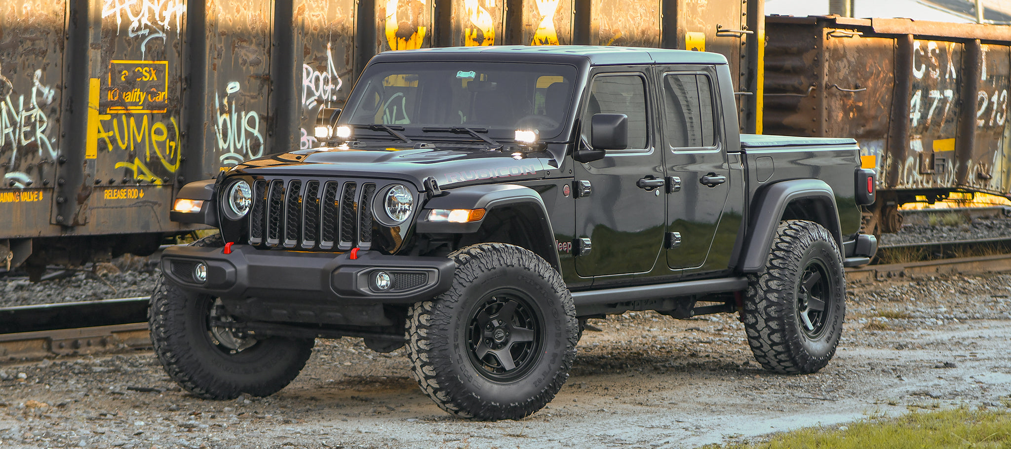 overland sector wheels rig gallery kris jeep gladiator rubicon on 17x9 satin black atlas wheels