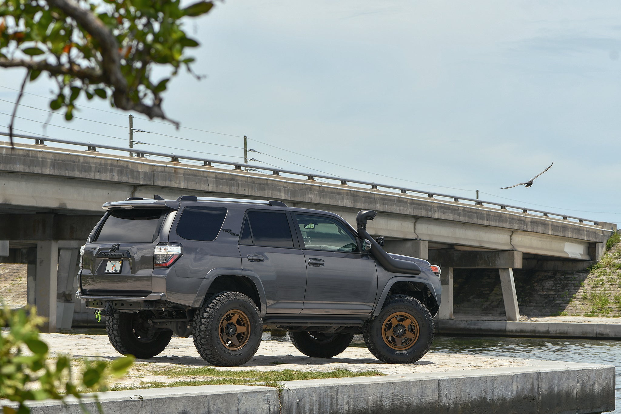 TOYOTA 4Runner on Satin Bronze Overland Sector ATLAS 17x9