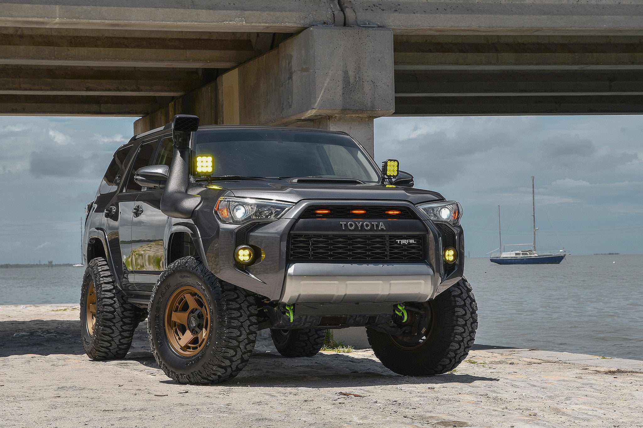 TOYOTA 4Runner on Satin Bronze Overland Sector ATLAS 17x9