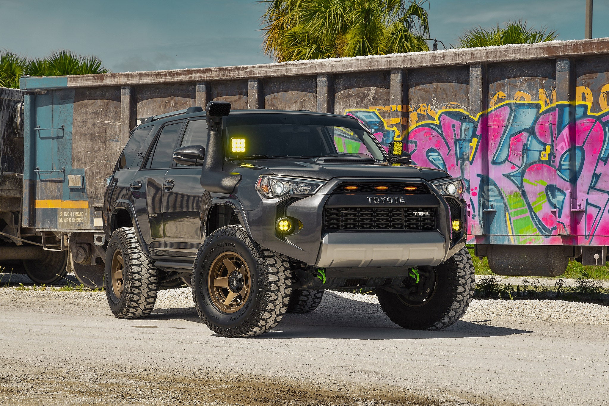 TOYOTA 4Runner on Satin Bronze Overland Sector ATLAS 17x9