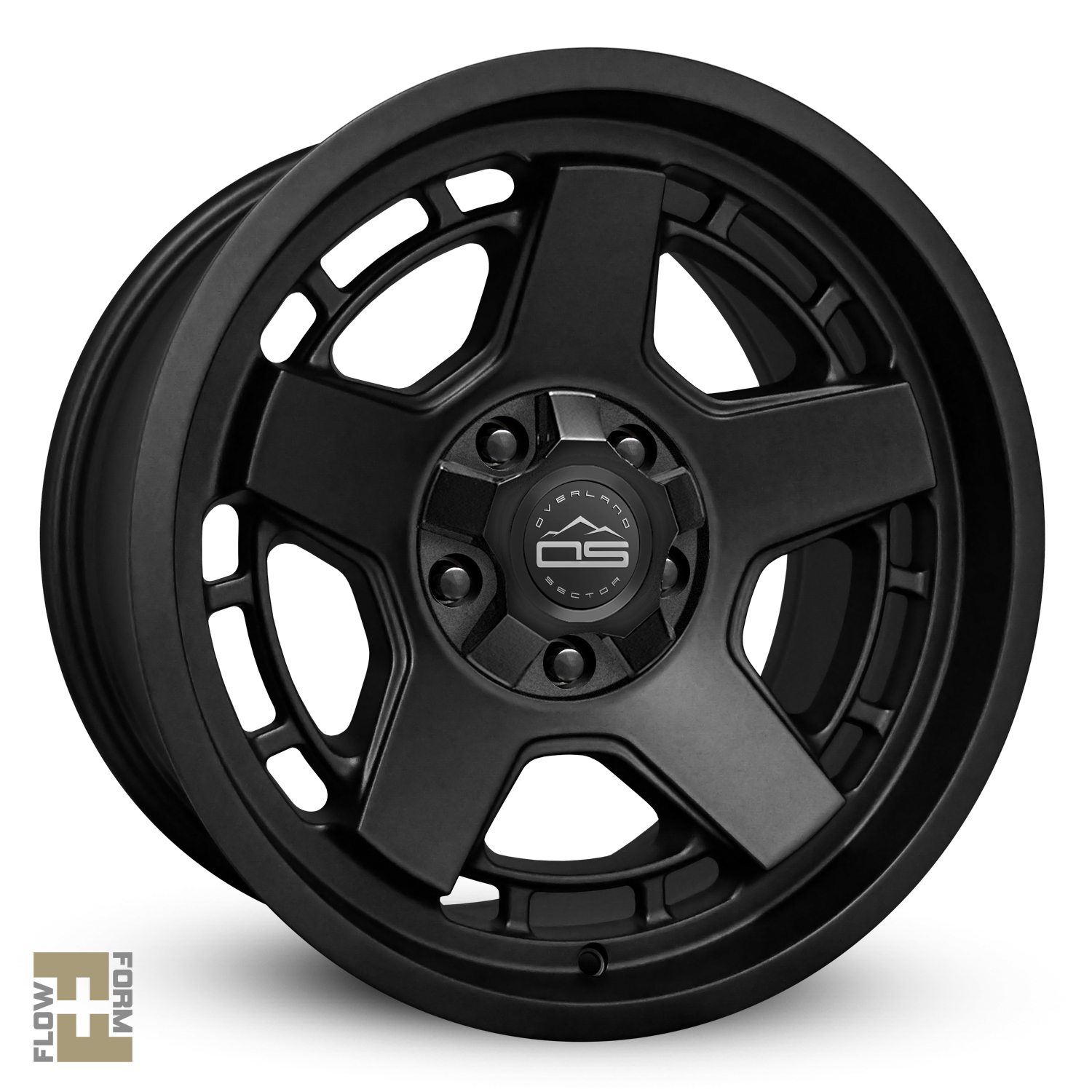 overland sector atlas black offroad overland wheel 17 inch 5 lug