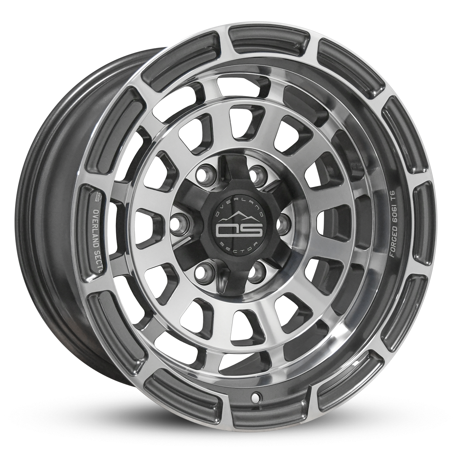 Badlander Gloss Gunmetal Machined (FORGED)