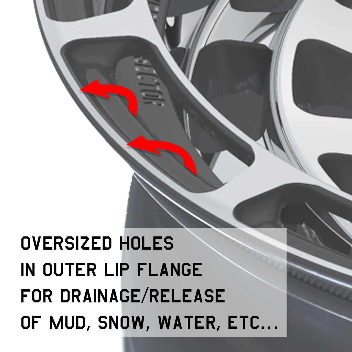 Badlander | Gloss Gunmetal Machined (FORGED)