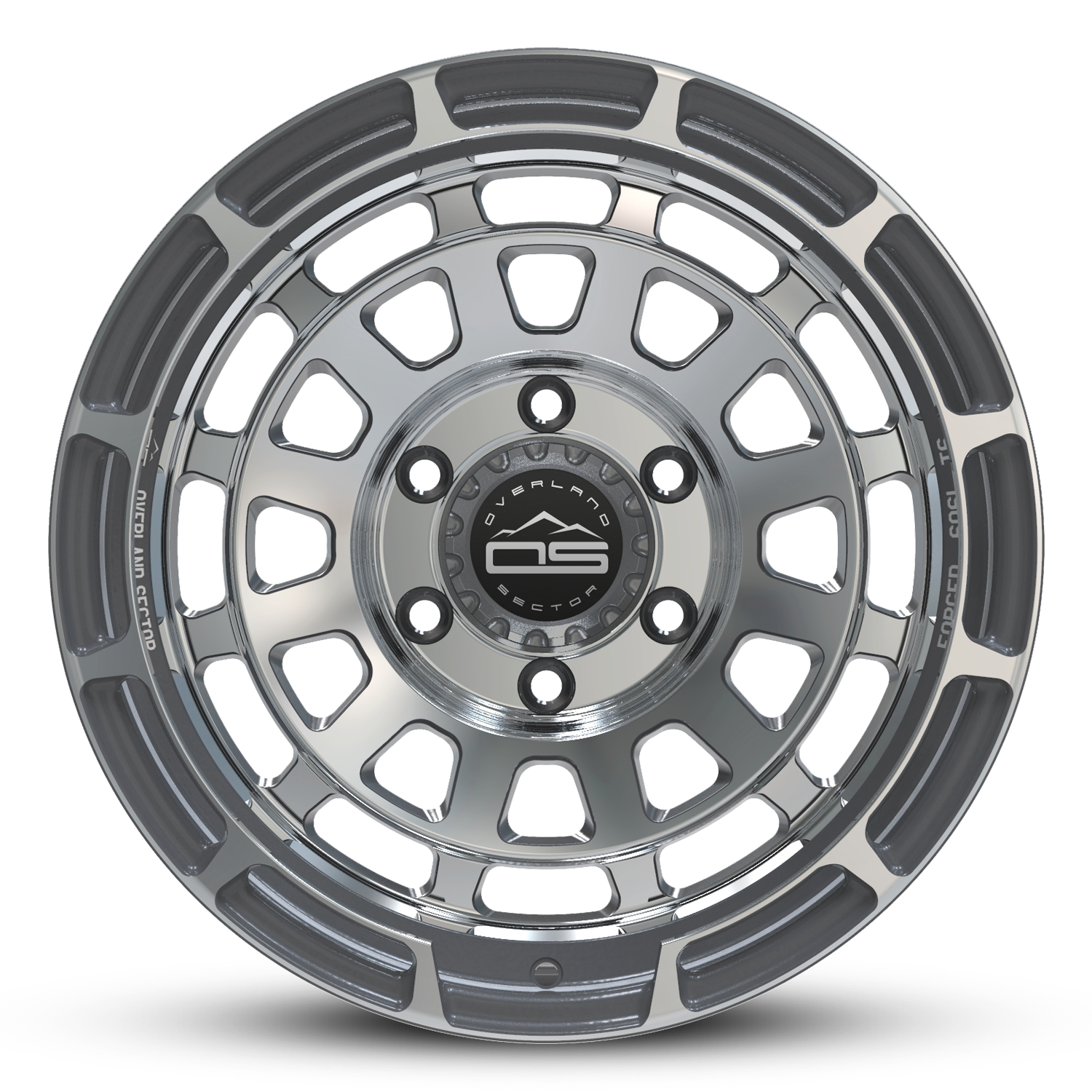 Badlander | Gloss Gunmetal Machined (FORGED)