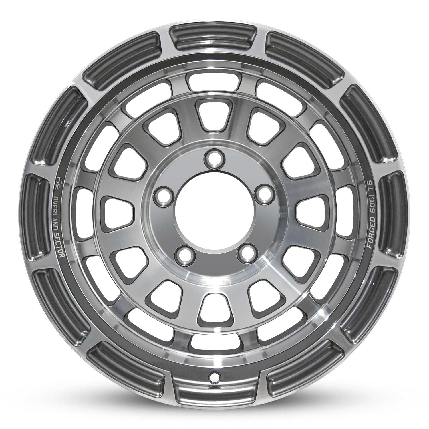 Badlander Gloss Gunmetal Machined (FORGED)