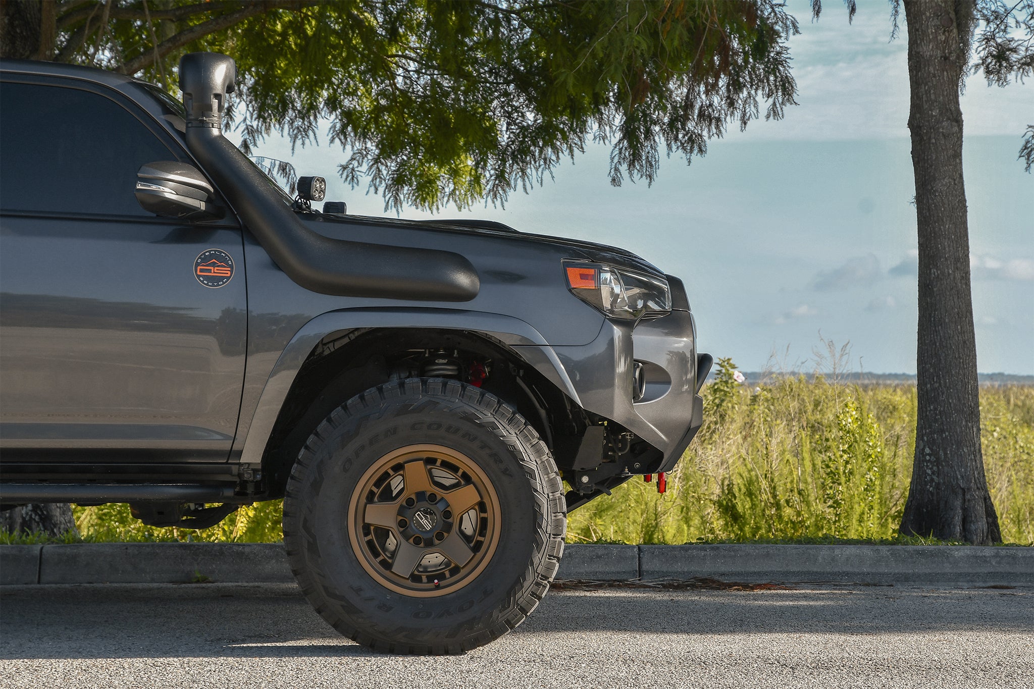 Overland Sector Atlas 17x9 -12 5x114.3/5x127mm 71.5mm Satin Textured Bronze