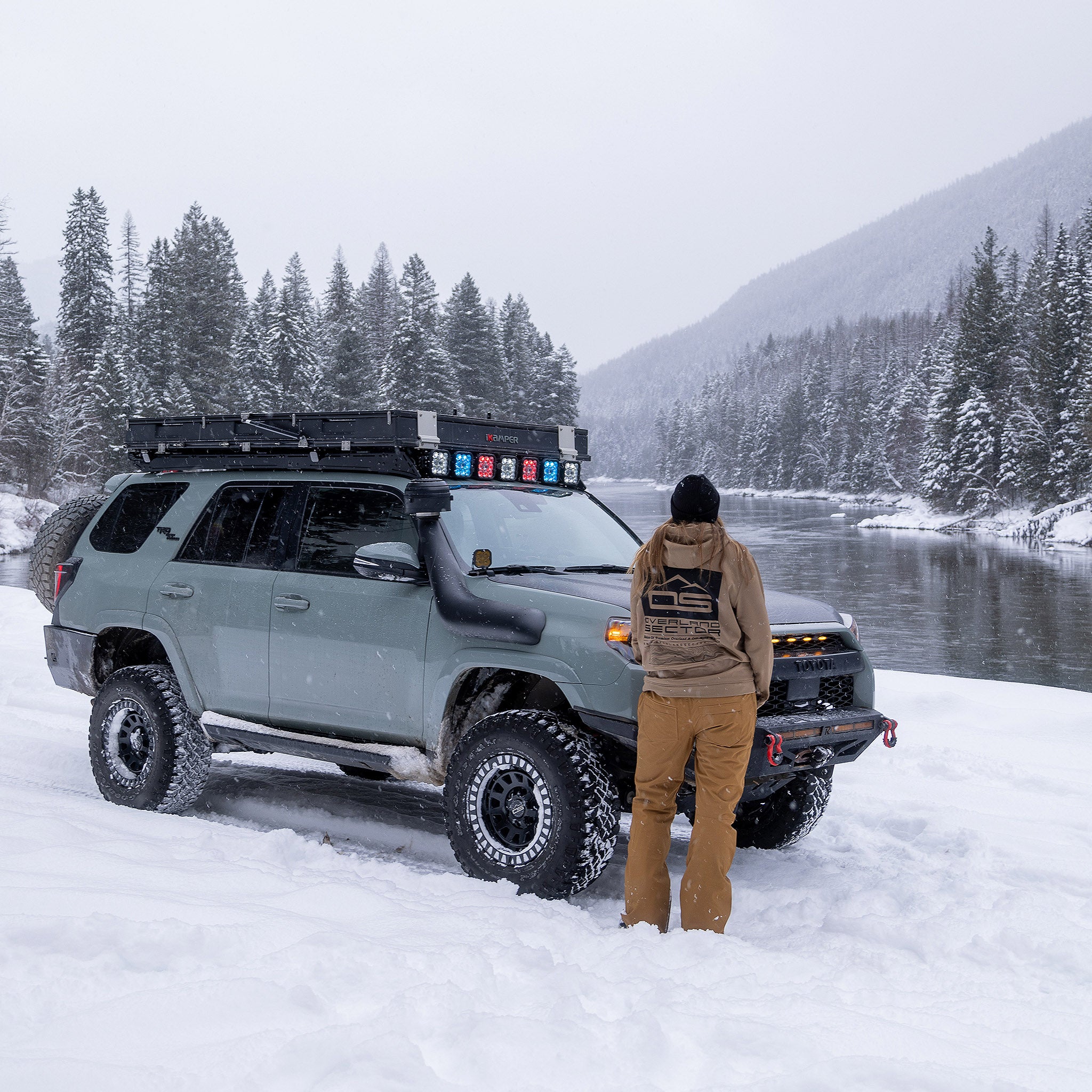 OVERLAND SECTOR | Official Brand Hoodie (Woodland Brown)