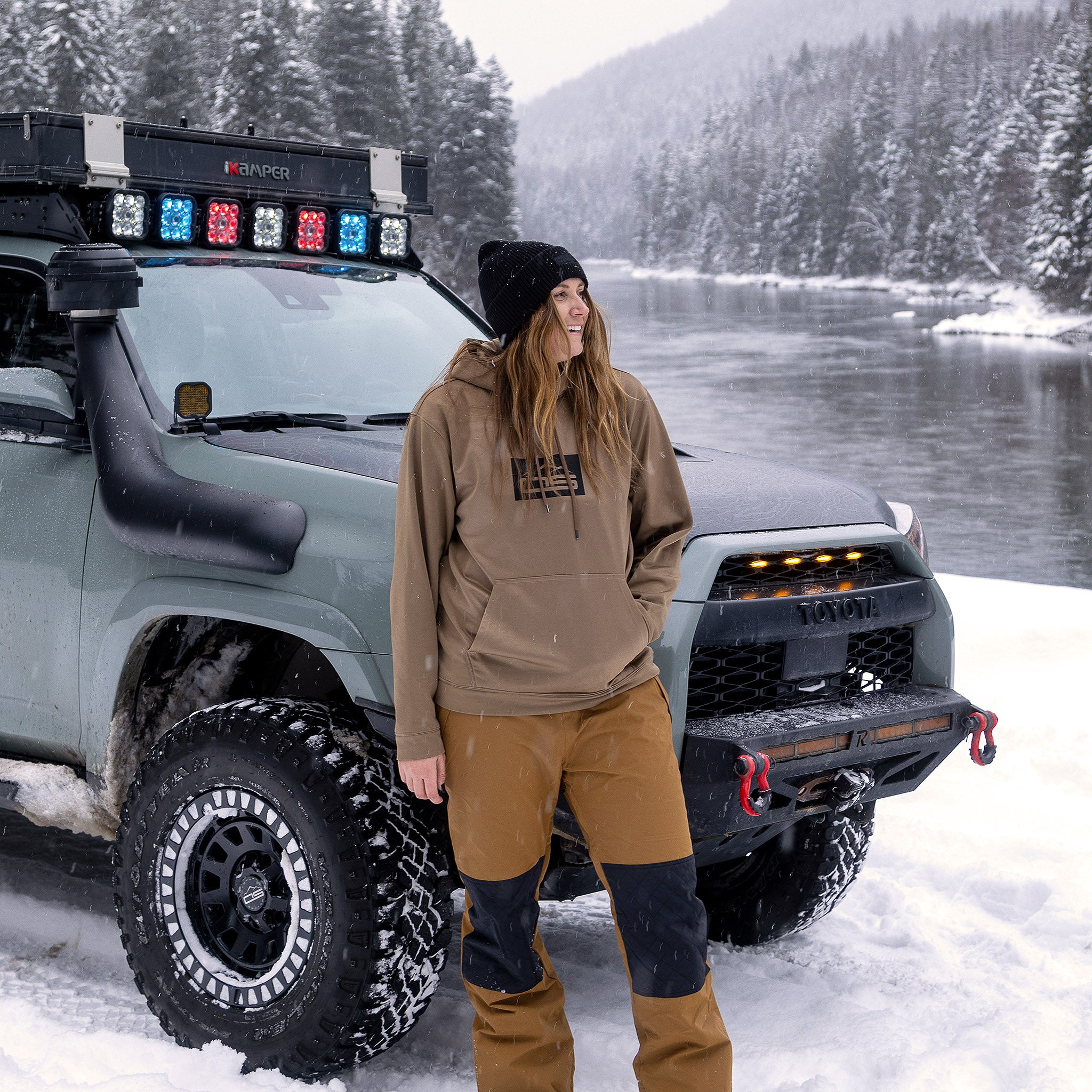 OVERLAND SECTOR | Official Brand Hoodie (Woodland Brown)