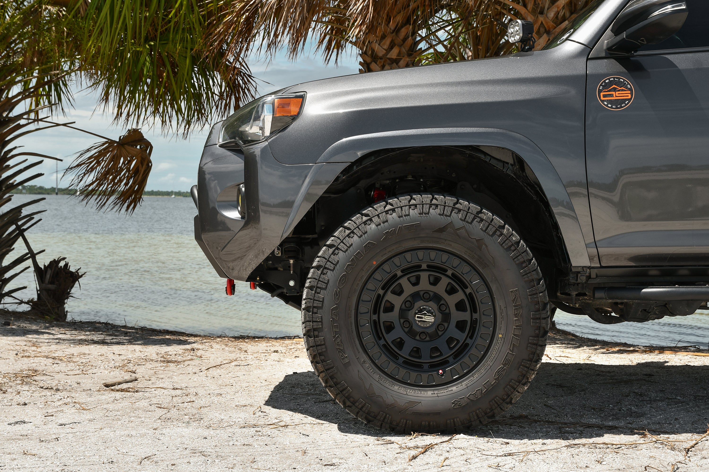 overland sector venture black offroad overland wheel 17 inch Toyota 4runner