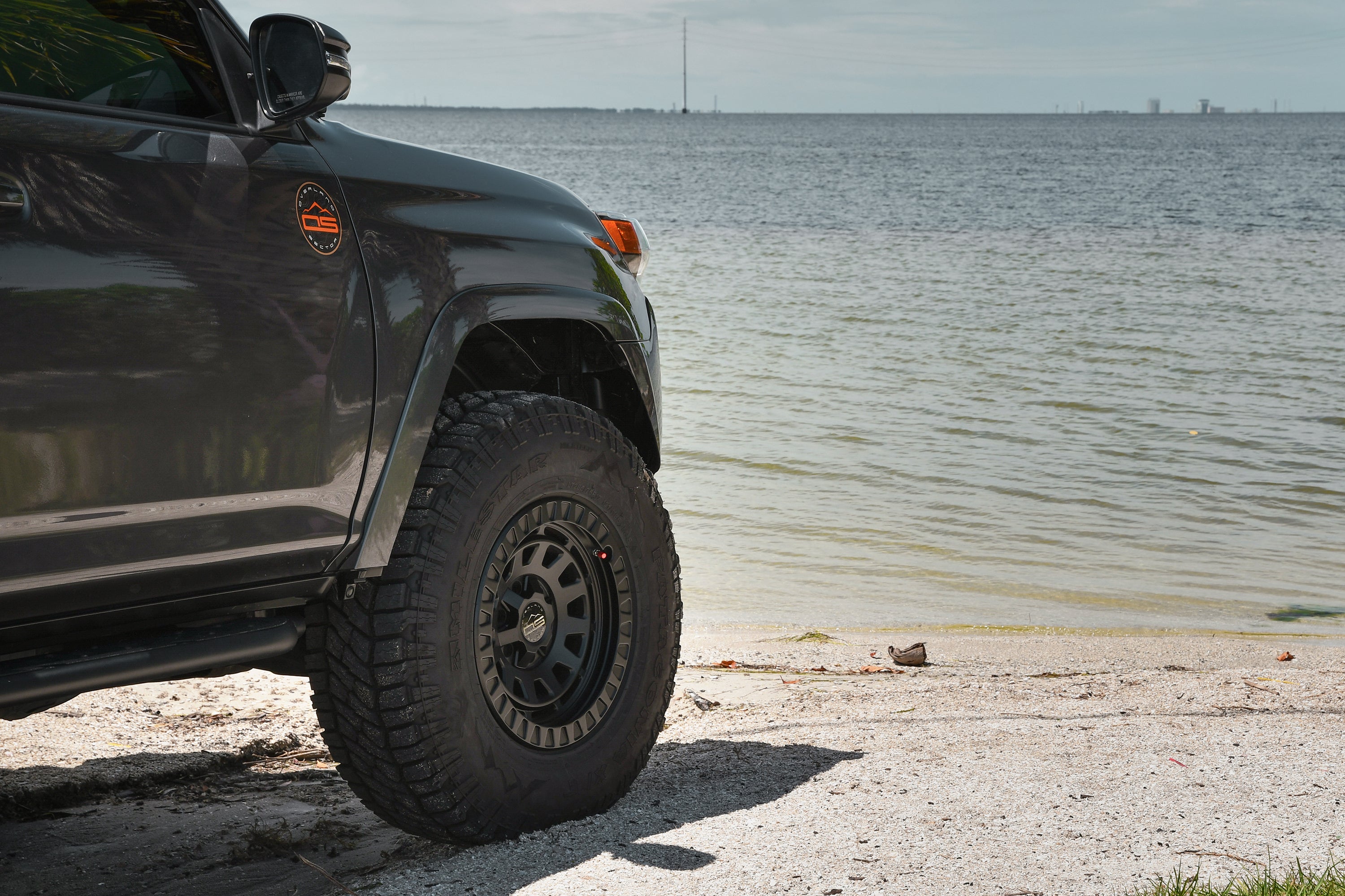 overland sector venture black offroad overland wheel 17 inch