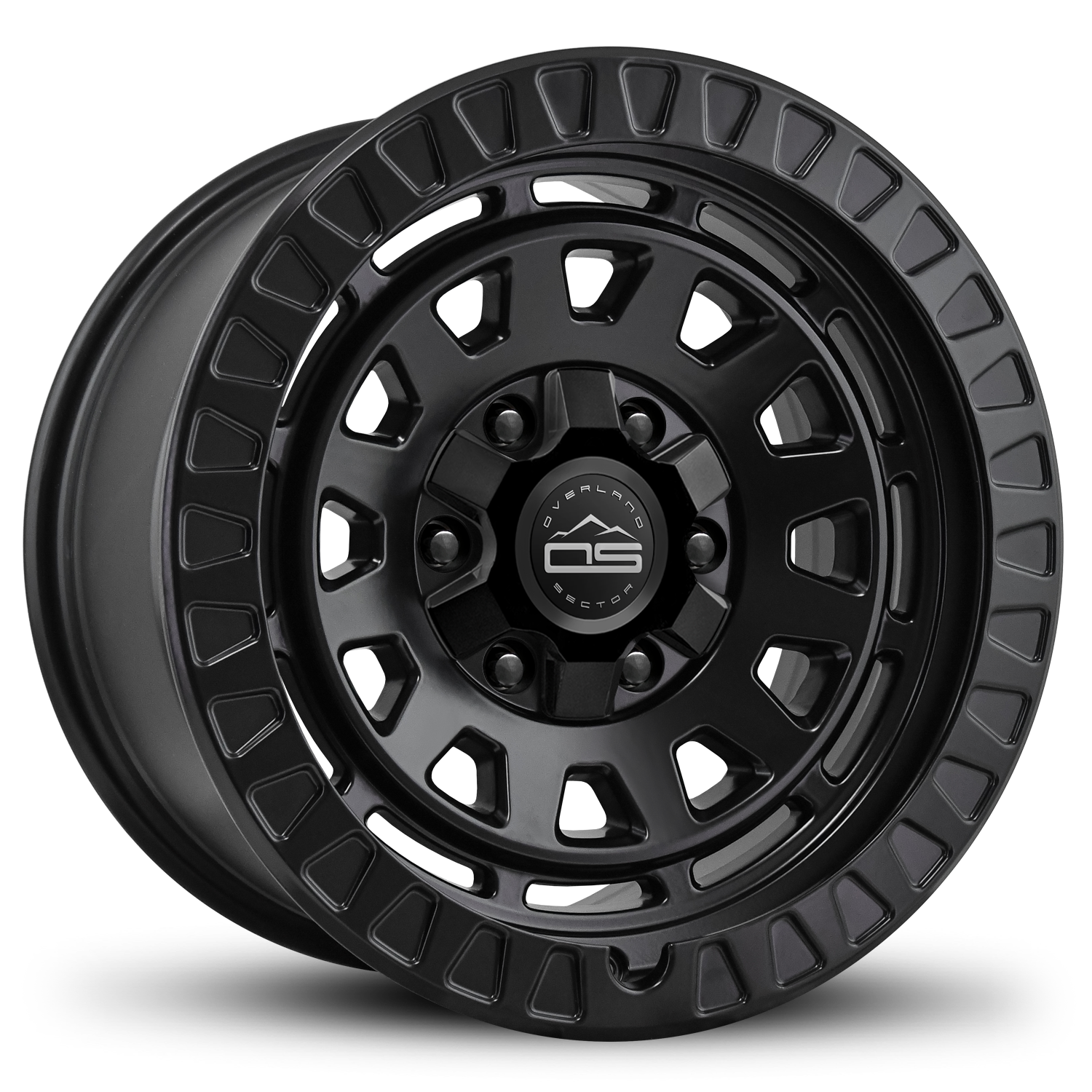 overland sector venture black offroad overland wheel 17 inch 6 lug
