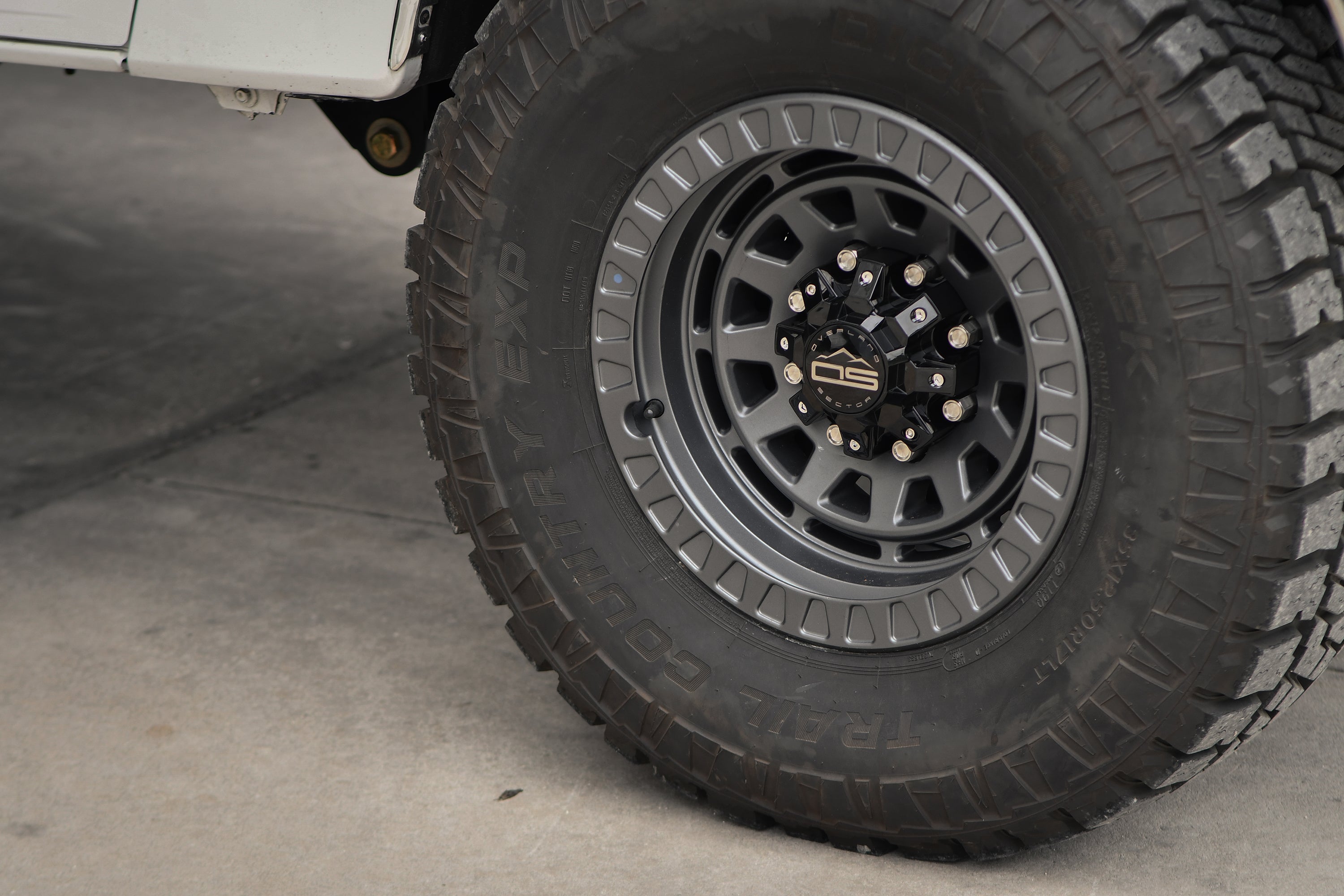 overland sector venture grey offroad overland wheel 17 inch