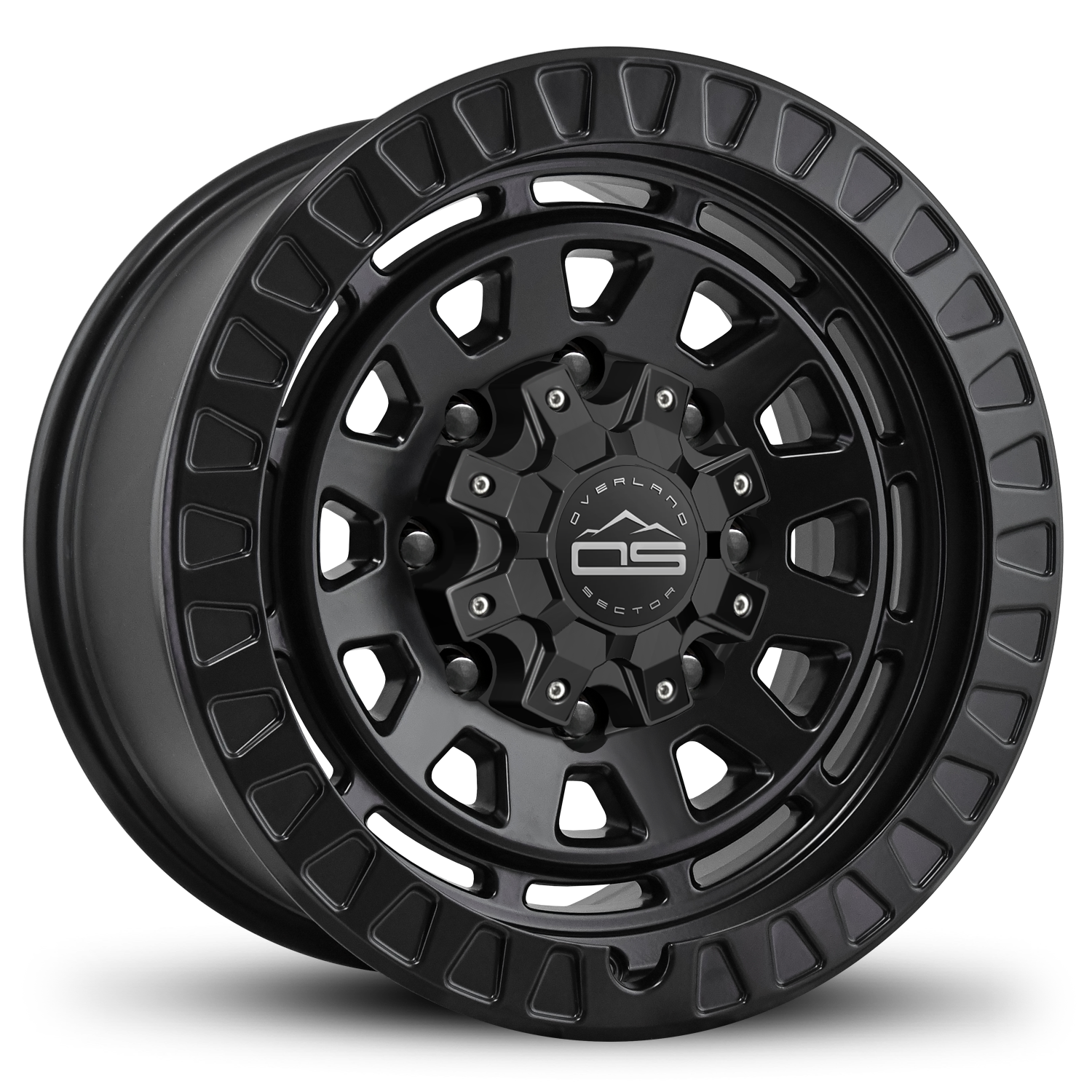 overland sector venture black offroad overland wheel 17 inch 8 lug