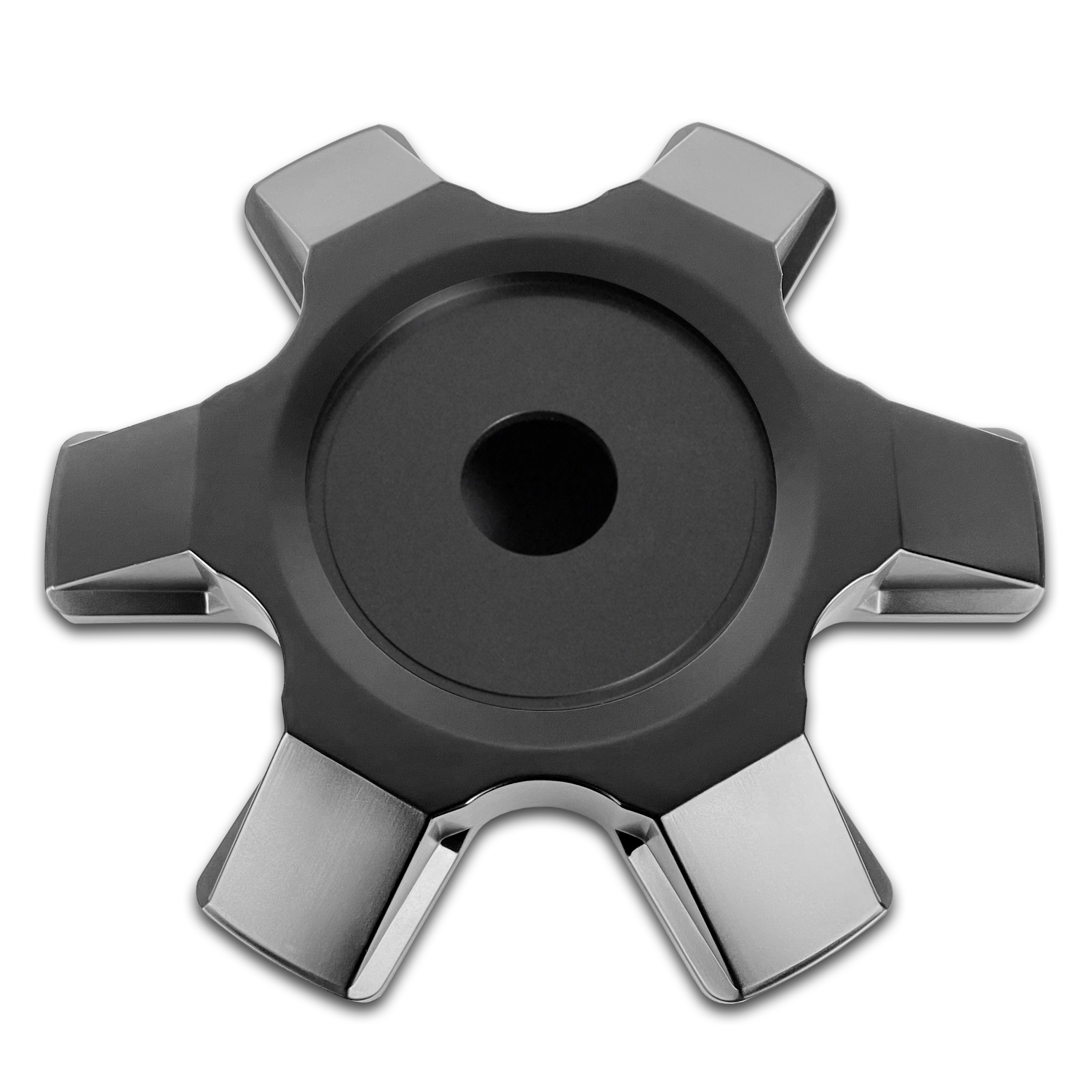 Overland Sector 6 lug Hybrid Snap In Style Off Road Center Caps for the Atlas, Venture