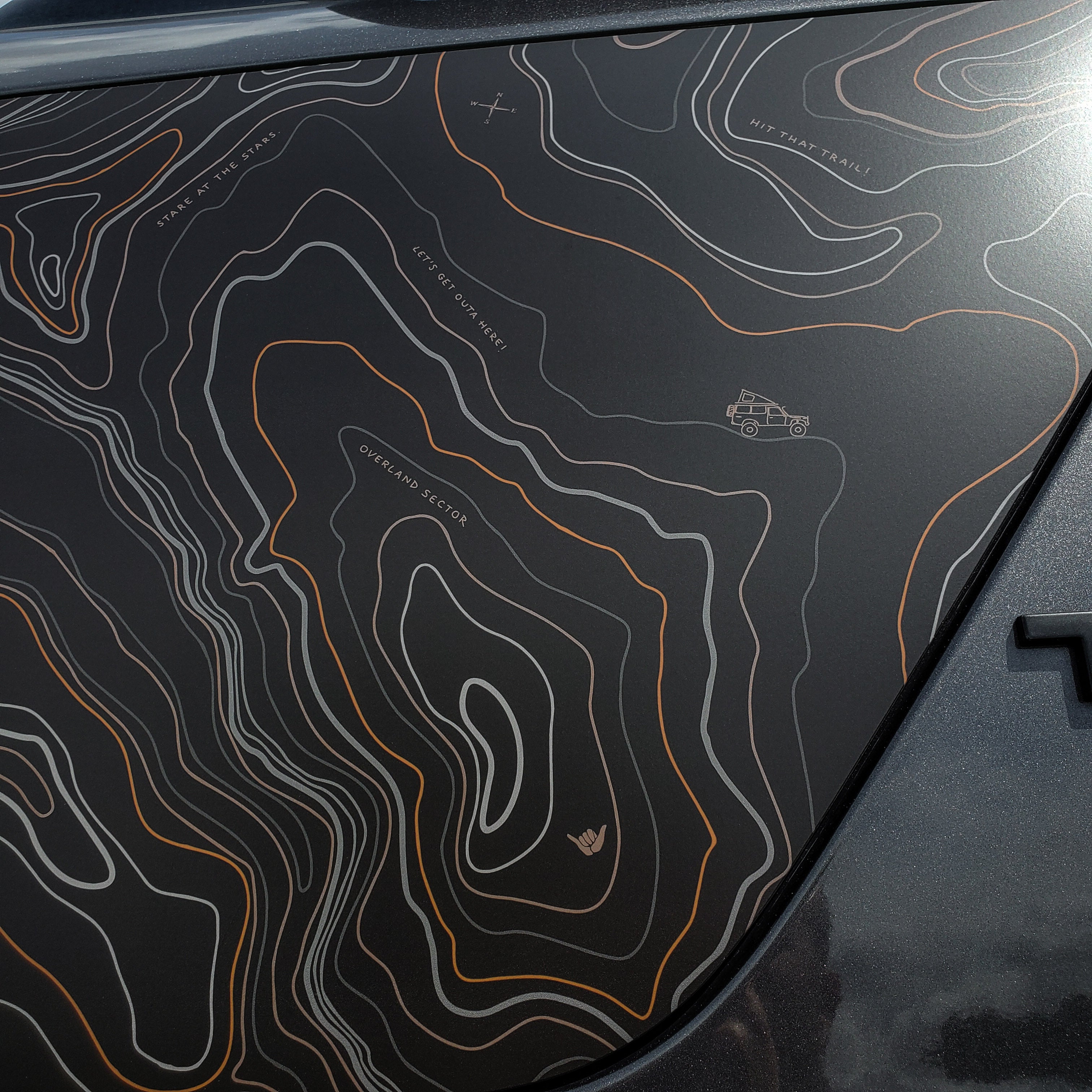 OVERLAND SECTOR | Topo Rear Side Window Wraps