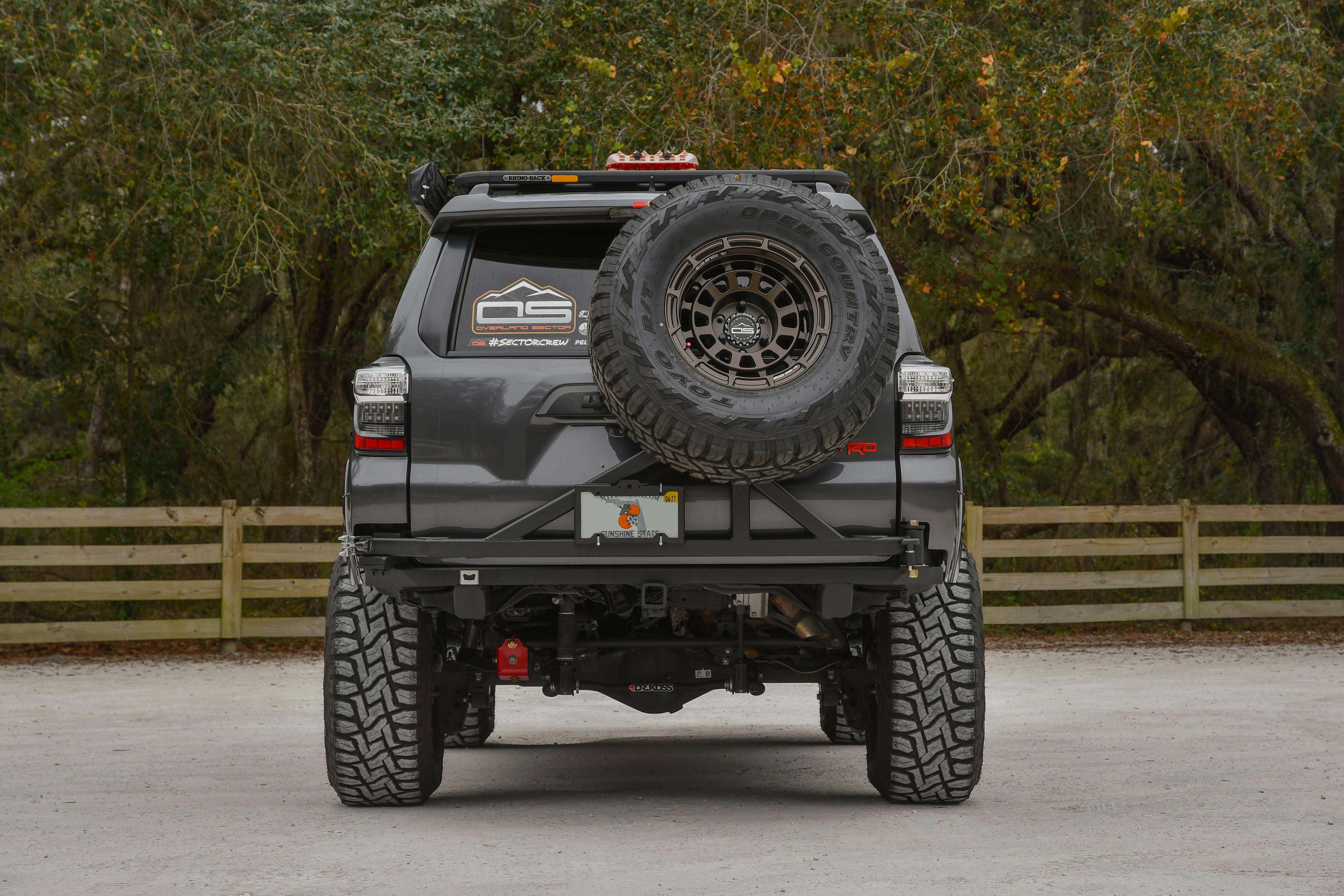 overland sector badlander satin mocha bronze on toyota 4runner