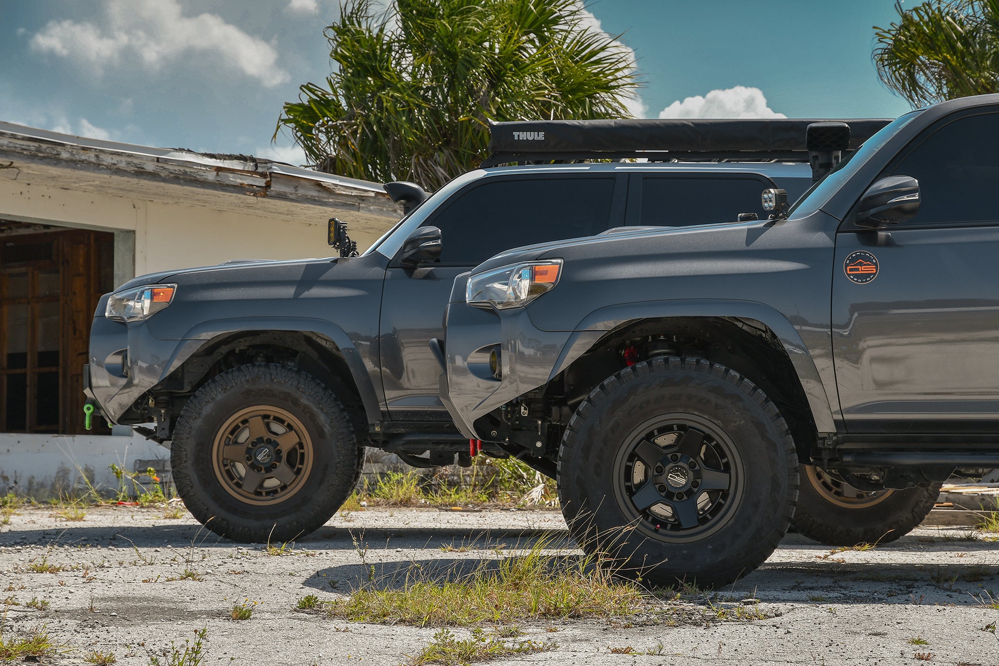 Overland Sector Atlas Wheel in Satin Black. 17x9 | Flow