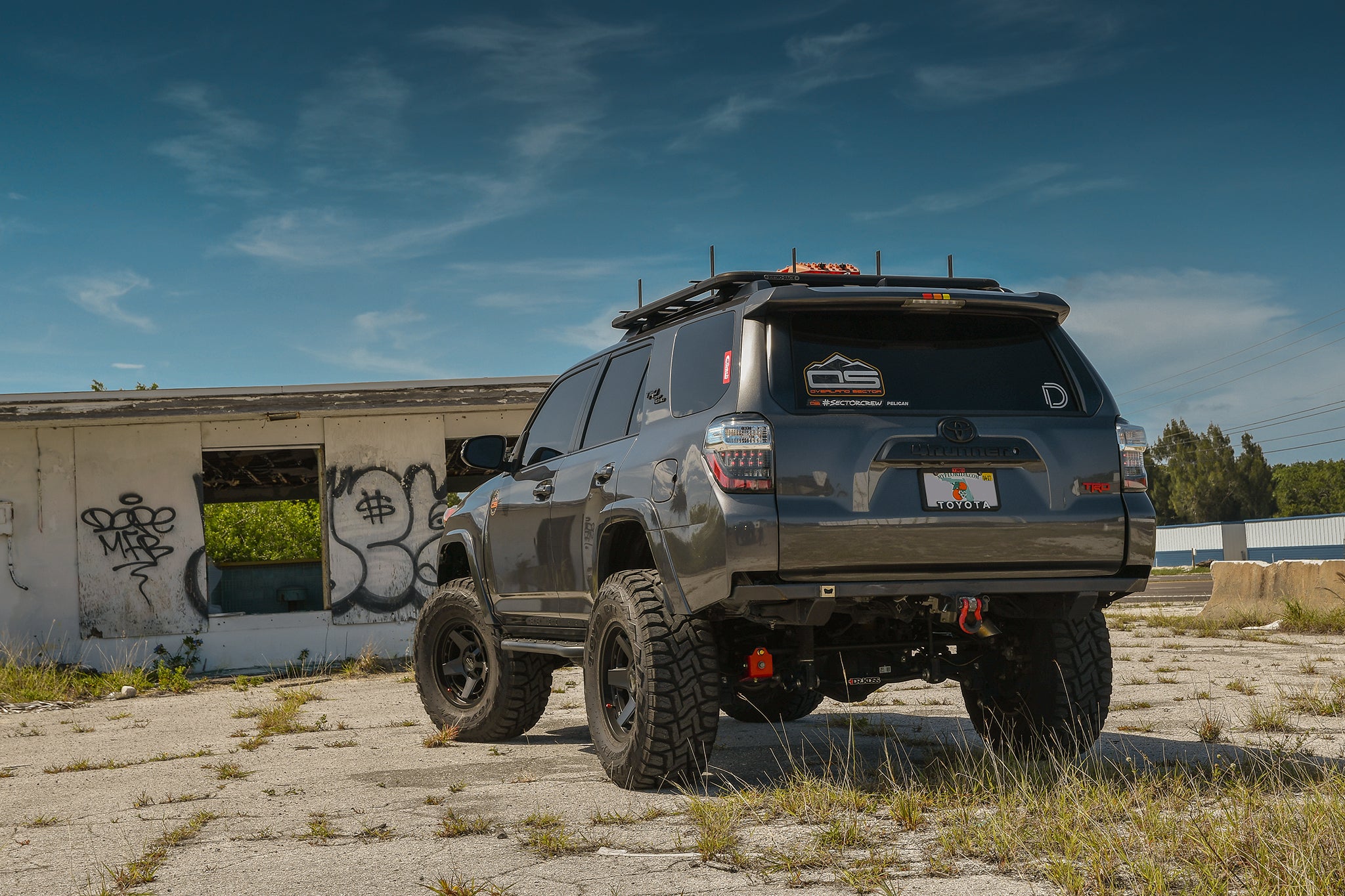 Overland Sector Atlas Wheel in Satin Black. 17x9 | Flow