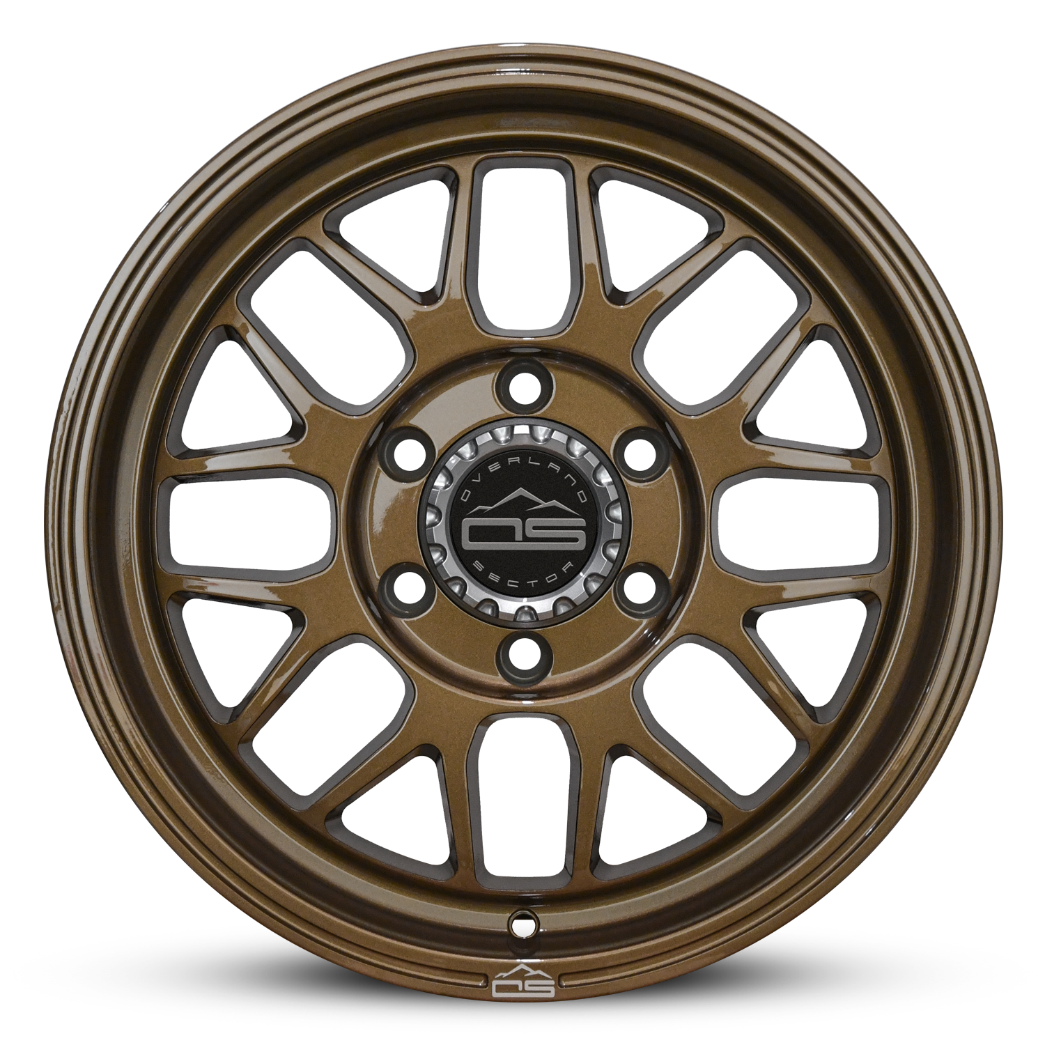 Overland Sector Hyperdrive Flow Formed 17x8.5 +25 6x139.7 106.1mm All Gloss Bronze