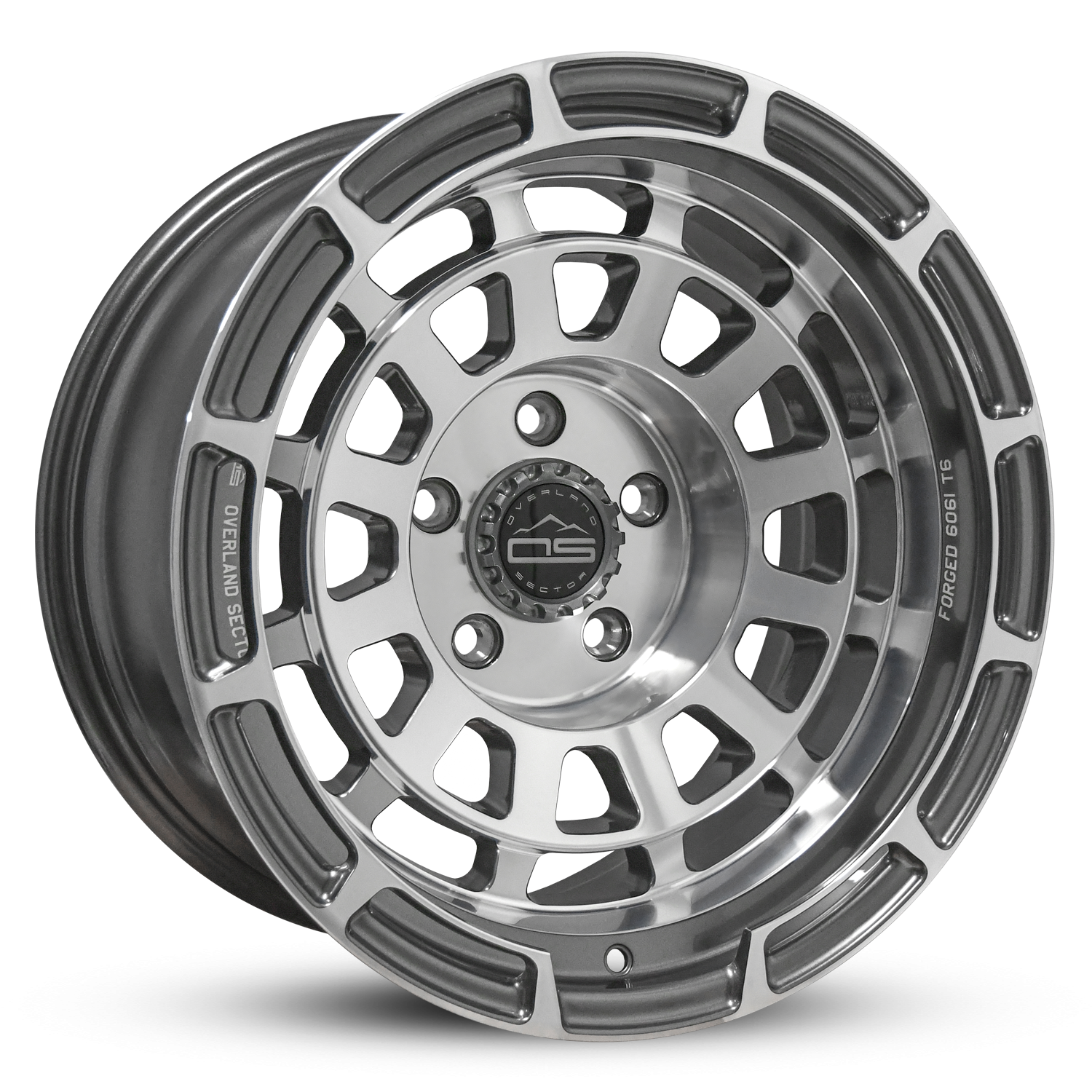 Badlander Gloss Gunmetal Machined (FORGED)