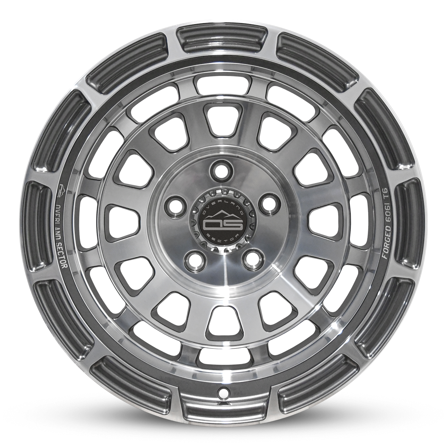Badlander Gloss Gunmetal Machined (FORGED)