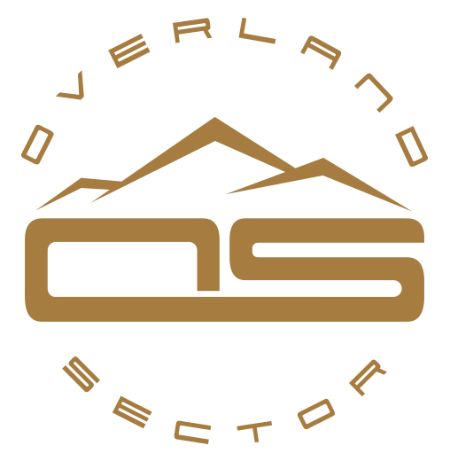overland sector wheels logo coyote brown
