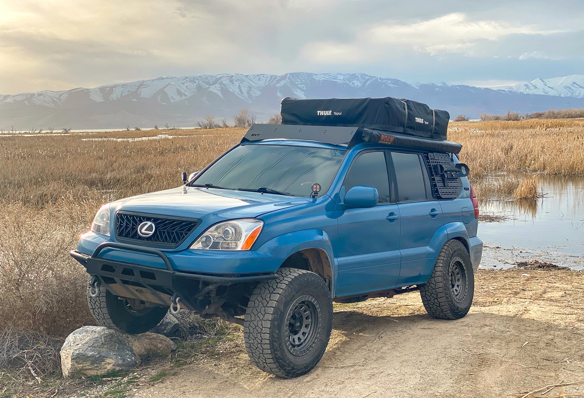 LEXUS GX 460 on Overland Sector Venture 17x9 Satin Gray