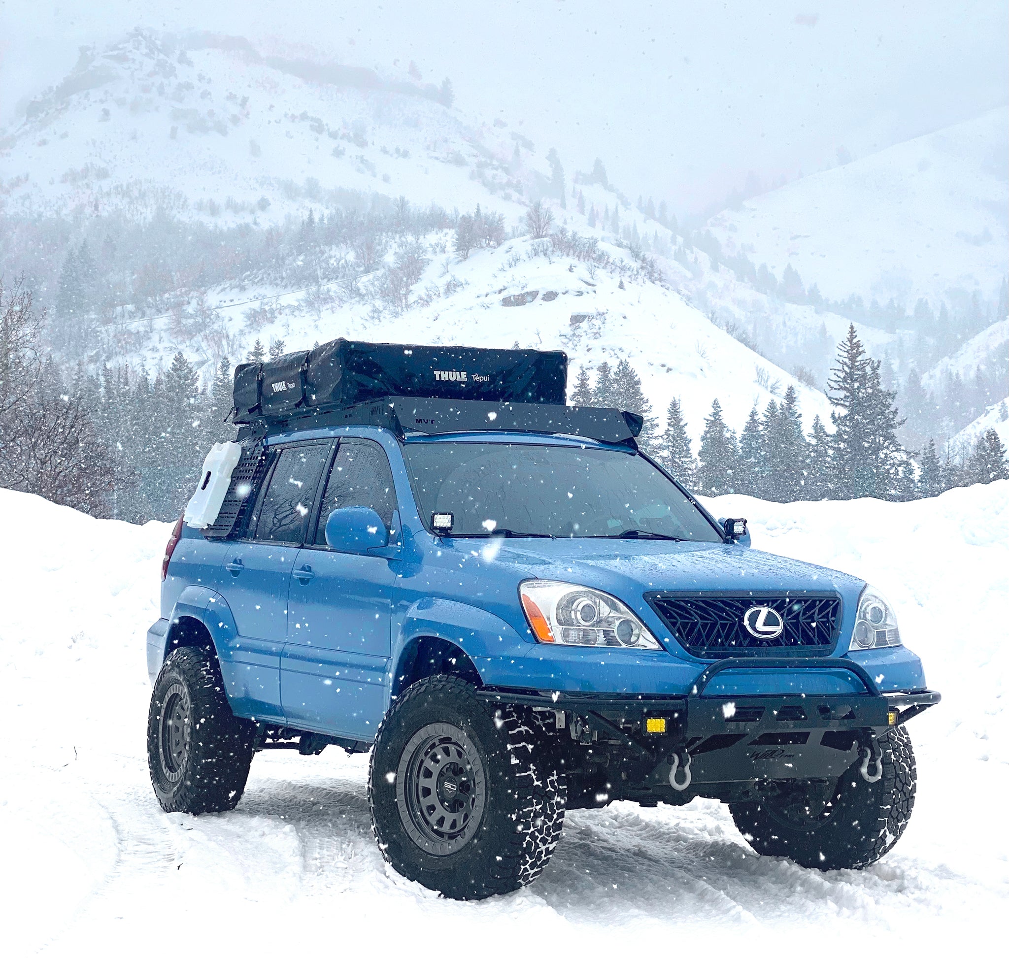 LEXUS GX 460 on Overland Sector Venture 17x9 Satin Gray