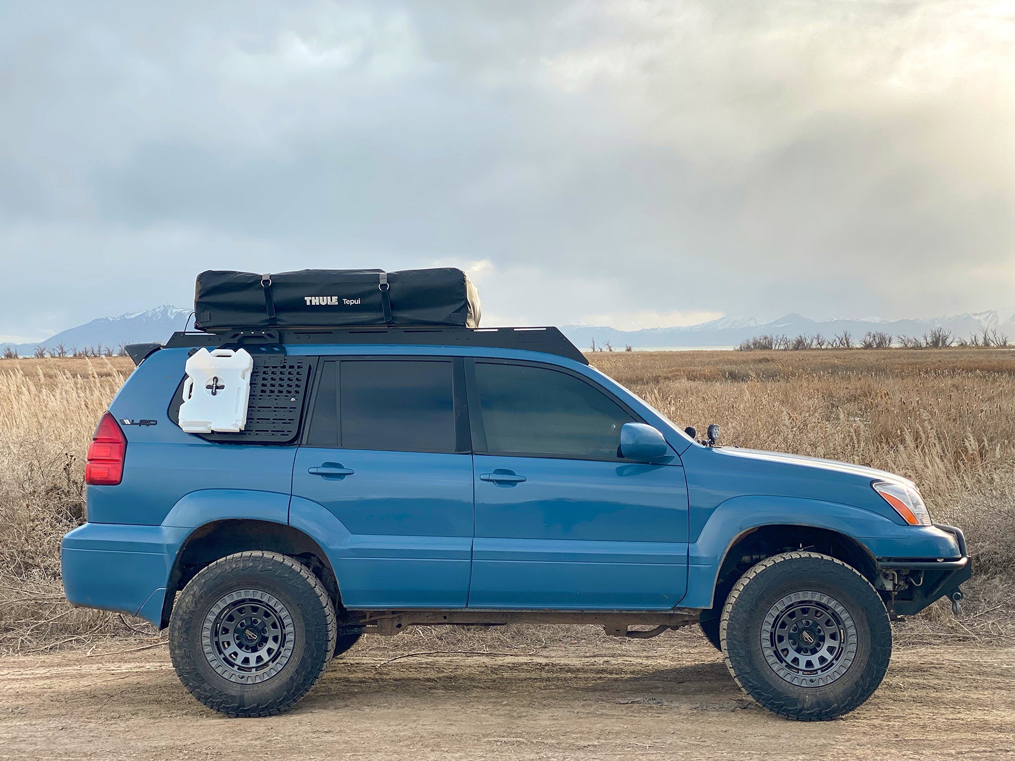 LEXUS GX 460 on Overland Sector Venture 17x9 Satin Gray